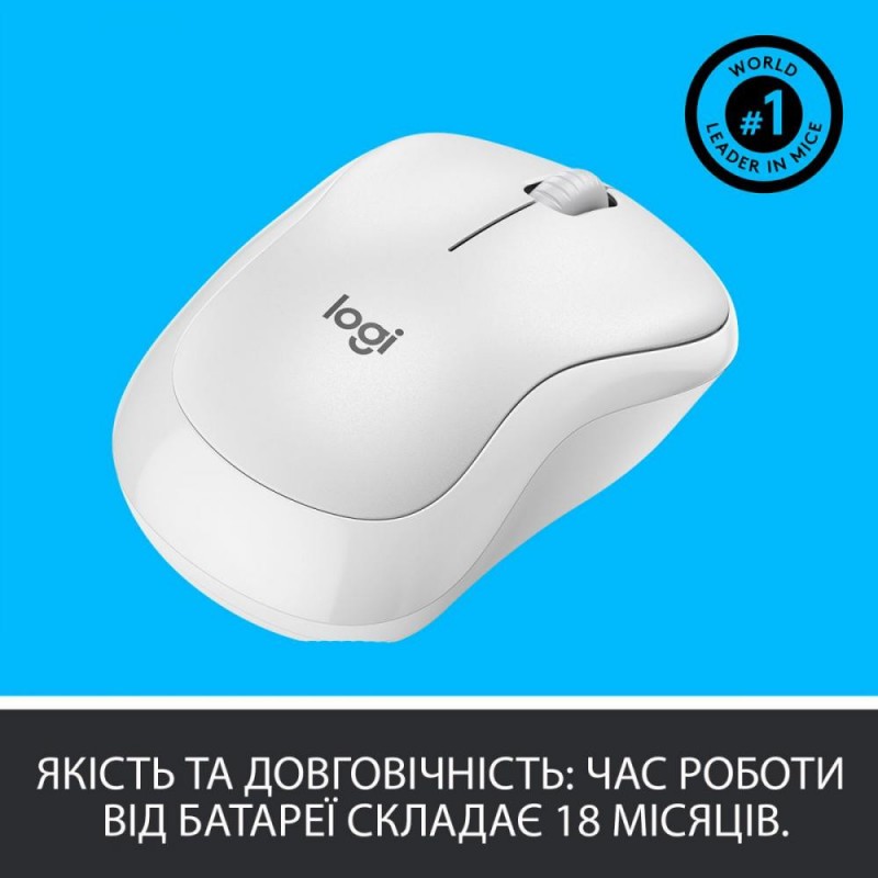 Миша Logitech M220 Silent White (910-006128)