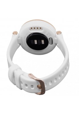 Смарт-годинник Garmin Lily Cream Gold Bezel with White Case and Silicone Band (010-02384-10)