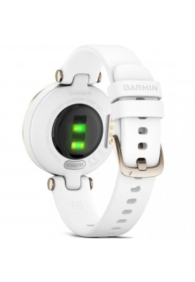 Смарт-годинник Garmin Lily Cream Gold Bezel with White Case and Silicone Band (010-02384-10)