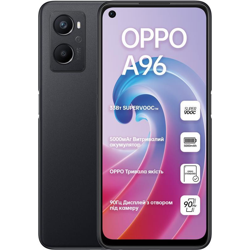 Смартфон OPPO A96 6/128GB Starry Black