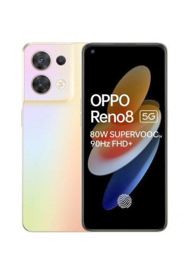 Смартфон OPPO Reno8 5G 8/256GB Shimmer Gold