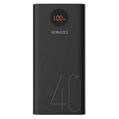 Зовнішній акумулятор (павербанк) Romoss 40000mAh 18W PEA40 Black (PEA40-112-2A45)
