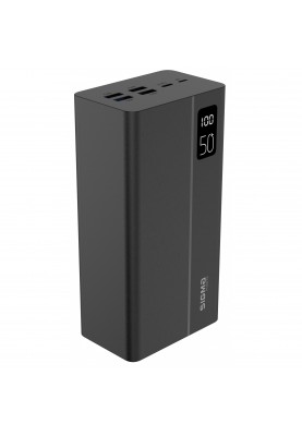 Зовнішній акумулятор (Power Bank) Sigma mobile X-power SI50A3QL 50000mAh Type-C PD20W, QC22,5W Black