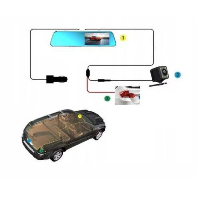 Автомобільний відеореєстратор Manta DVR201H