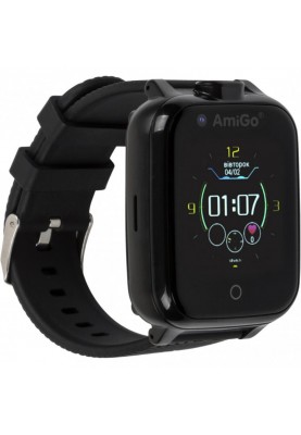 Дитячий розумний годинник AmiGo GO006 GPS 4G WIFI VIDEOCALL Black