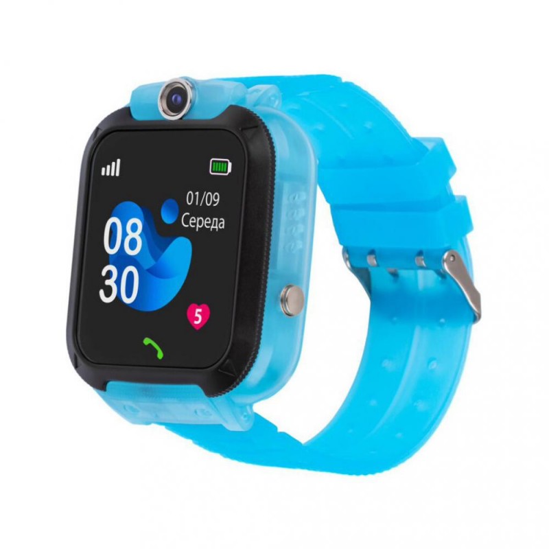 Дитячий розумний годинник AmiGo GO007 FLEXI GPS Blue