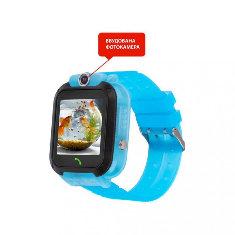 Дитячий розумний годинник AmiGo GO007 FLEXI GPS Blue