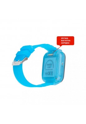 Дитячий розумний годинник AmiGo GO007 FLEXI GPS Blue