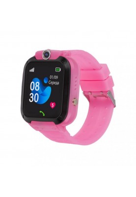 Дитячий розумний годинник AmiGo GO007 FLEXI GPS Pink