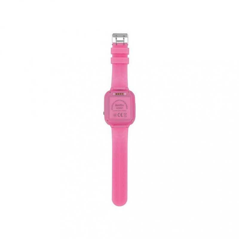 Дитячий розумний годинник AmiGo GO007 FLEXI GPS Pink