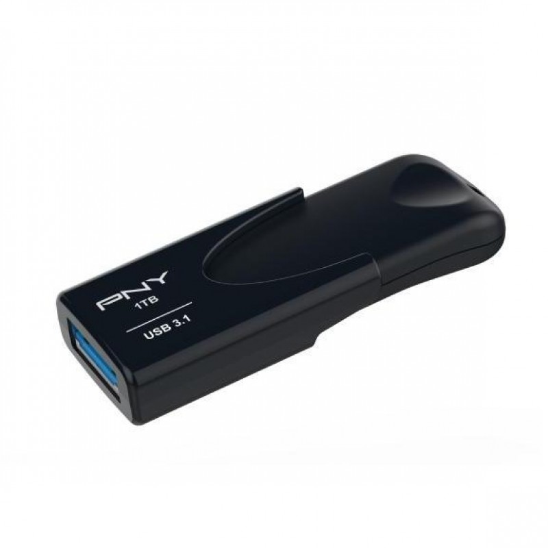 Флешка PNY 1 TB Attache 4 USB3.1 Black (FD1TBATT431KK-EF)