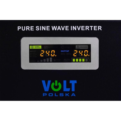 Гібридний ДБЖ/інвертор Volt Polska SINUS PRO 800 W 12/230V 500/800W (3SP098012W)