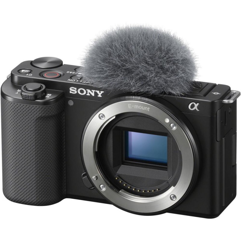 Компактний фотоапарат із змінним об'єктивом Sony ZV-E10 body Black (ILCZVE10B.CEC)