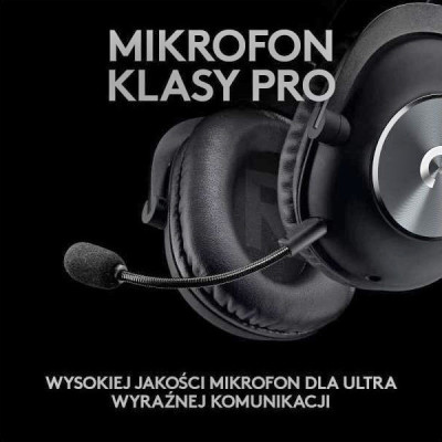 Комп'ютерна гарнітура Logitech G PRO X Wireless LIGHTSPEED Black (981-000907)