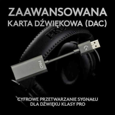 Комп'ютерна гарнітура Logitech G PRO X Wireless LIGHTSPEED Black (981-000907)