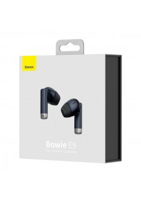 Навушники TWS Baseus Bowie E9 Black (NGTW120001)