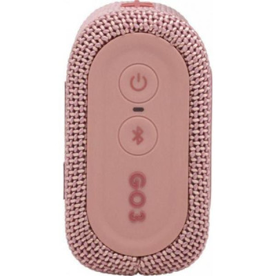 Портативна колонка JBL GO 3 Pink (JBLGO3PINK)