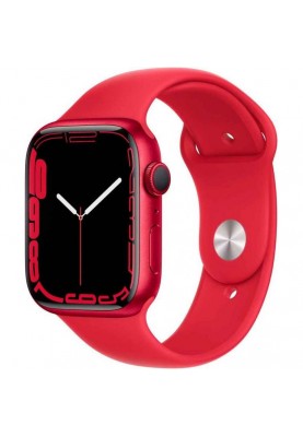 Смарт-годинник Apple Watch Series 7 GPS 45mm PRODUCT RED Aluminum Case With PRODUCT RED Sport Band (MKN93)