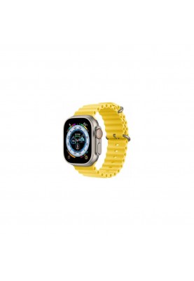 Смарт-годинник Apple Watch Ultra GPS + Cellular 49mm Titanium Case with Yellow Ocean Band (MNH93/MNHG3)