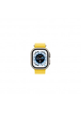 Смарт-годинник Apple Watch Ultra GPS + Cellular 49mm Titanium Case with Yellow Ocean Band (MNH93/MNHG3)