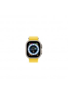 Смарт-годинник Apple Watch Ultra GPS + Cellular 49mm Titanium Case with Yellow Ocean Band (MNH93/MNHG3)