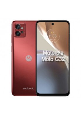 Смартфон Motorola Moto G32 6/128GB Satin Maroon (PAUU0029)