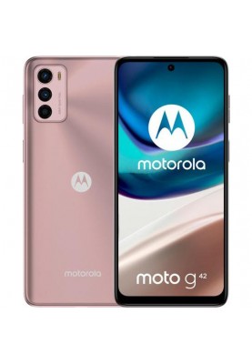 Смартфон Motorola Moto G42 4/128GB Metallic Rose (PAU00019)