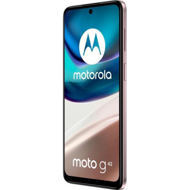 Смартфон Motorola Moto G42 4/128GB Metallic Rose (PAU00019)