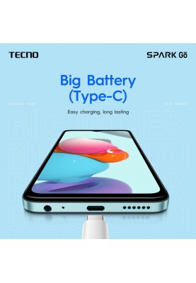 Смартфон Tecno Spark Go 2023 BF7 4/64GB Endless Black (4895180793011)