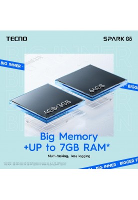 Смартфон Tecno Spark Go 2023 BF7 4/64GB Endless Black (4895180793011)