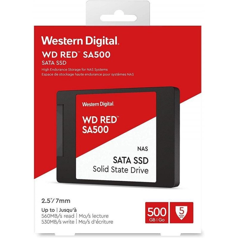 SSD накопичувач WD Red SA500 500 GB (WDS500G1R0A)