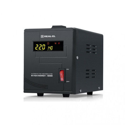 Стабілізатор напруги REAL-EL STAB ENERGY-1000 (EL122400012)