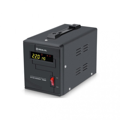 Стабілізатор напруги REAL-EL STAB ENERGY-1000 (EL122400012)