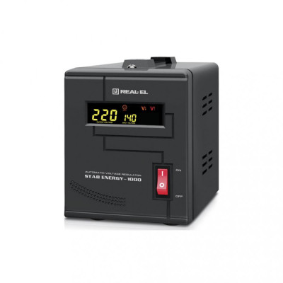 Стабілізатор напруги REAL-EL STAB ENERGY-1000 (EL122400012)