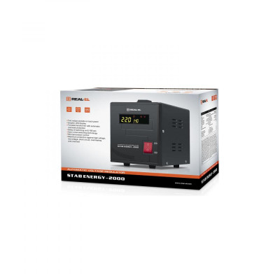 Стабілізатор напруги REAL-EL STAB ENERGY-2000 (EL122400013)