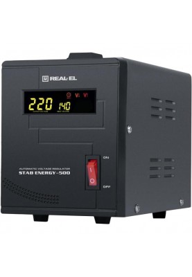 Стабілізатор напруги REAL-EL STAB Energy-500 (4743304104833)