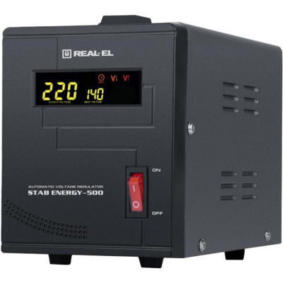 Стабілізатор напруги REAL-EL STAB Energy-500 (4743304104833)