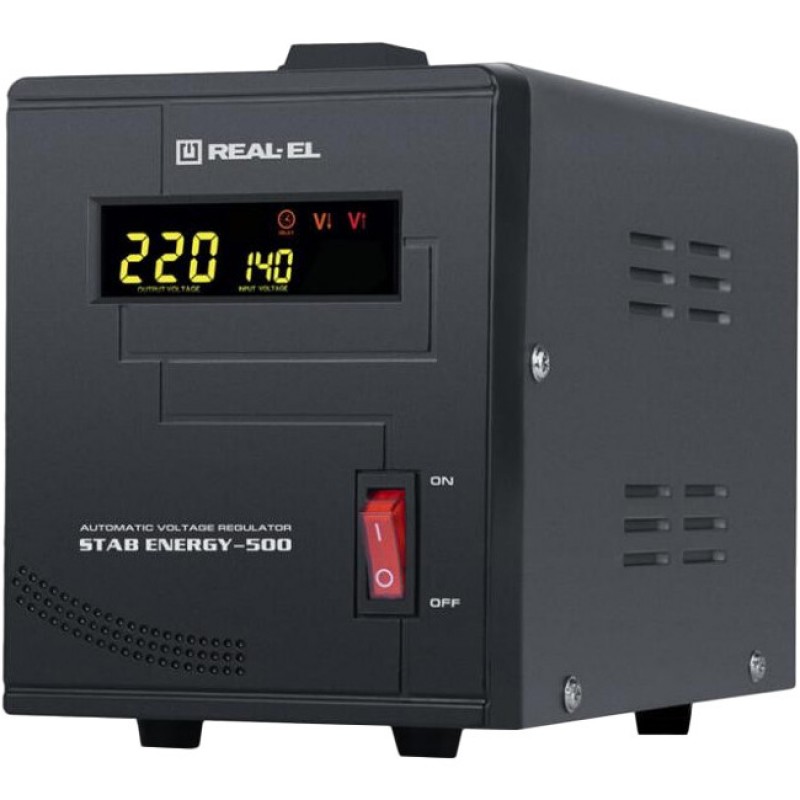 Стабілізатор напруги REAL-EL STAB Energy-500 (4743304104833)