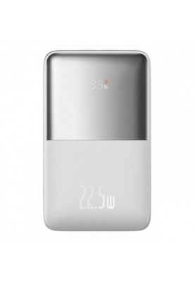 Зовнішній акумулятор (павербанк) Baseus Power Bank 20000mAh Bipow Pro Digital Display PD 22.5W White (PPBD030002)