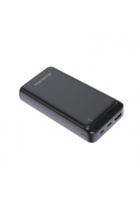 Зовнішній акумулятор ColorWay Slim 20000mAh Black (CW-PB200LPG3BK-PD)