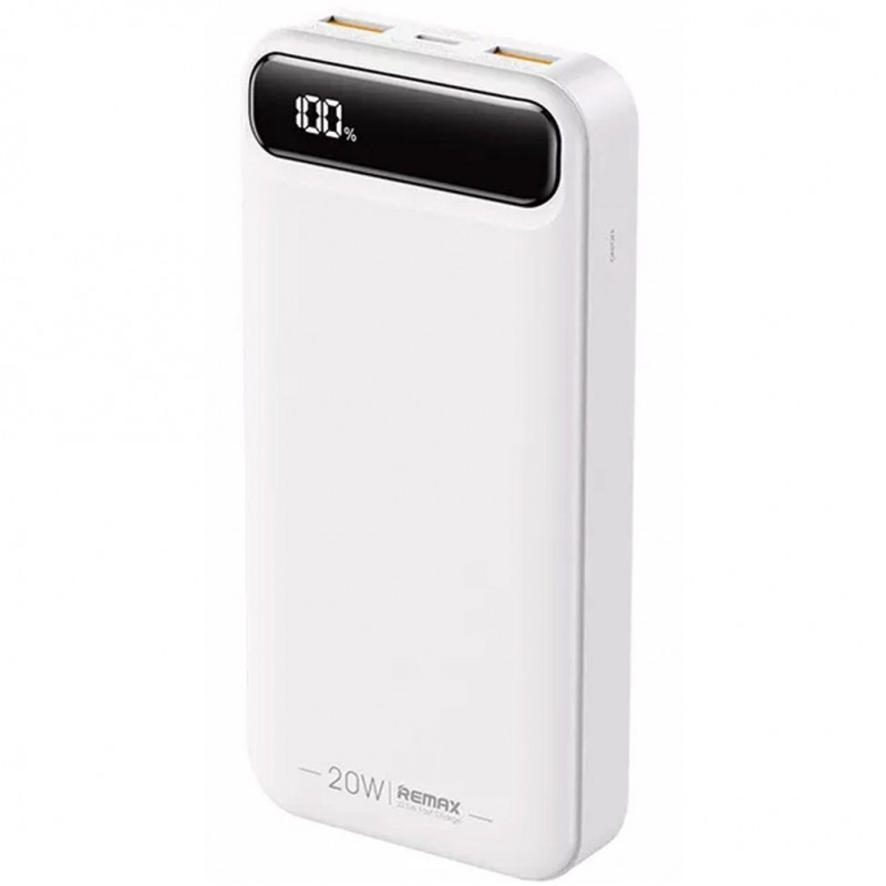 Зовнішній акумулятор (павербанк) REMAX Bole Series Power Bank 22.5W 20000mAh RPP-521 White