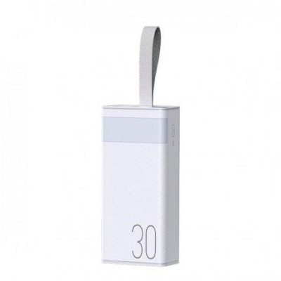 Зовнішній акумулятор (павербанк) REMAX Chinen Series 20W+22.5W Fast Charging Power Bank with LED Light 30000mAh RPP-320 White