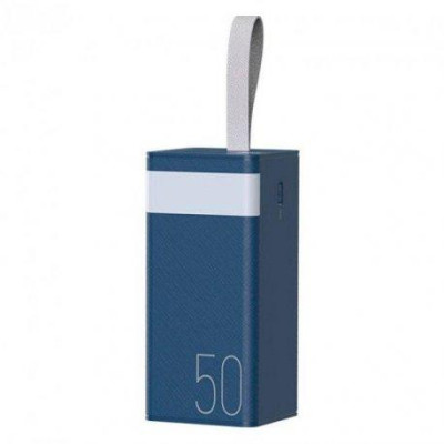 Зовнішній акумулятор (павербанк) REMAX Chinen Series 20W+22.5W Fast Charging Power Bank with LED Light 50000mAh RPP-321 Blue