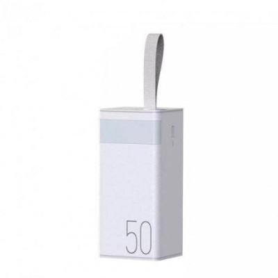 Зовнішній акумулятор (павербанк) REMAX Chinen Series 20W+22.5W Fast Charging Power Bank with LED 50000mAh RPP-321 White