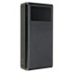 Зовнішній акумулятор (павербанк) XO PR124 Digital Display 40000mAh Black