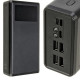 Зовнішній акумулятор (павербанк) XO PR124 Digital Display 40000mAh Black