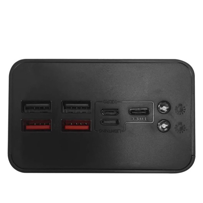 Зовнішній акумулятор (павербанк) XO PR125 37W 50000mAh Black