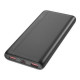 Зовнішній акумулятор (павербанк) XO PR126 10000mAh 22.5 W, PD+QC 3.0 Black