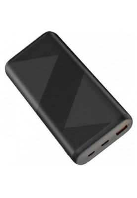 Зовнішній акумулятор (павербанк) XO PR150 20W 20000mAh Black