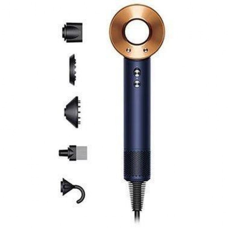 Фен Dyson HD07 Supersonic Prussian Blue/Rich Copper (412525-01)